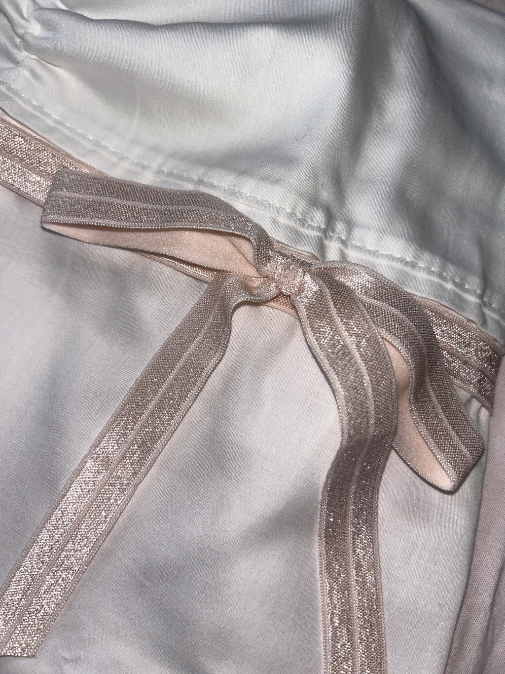 2000s white baby doll tube top